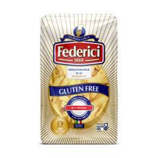 Макароны перья Federici Penne Rigate №23 рифленые без глютена, 400г