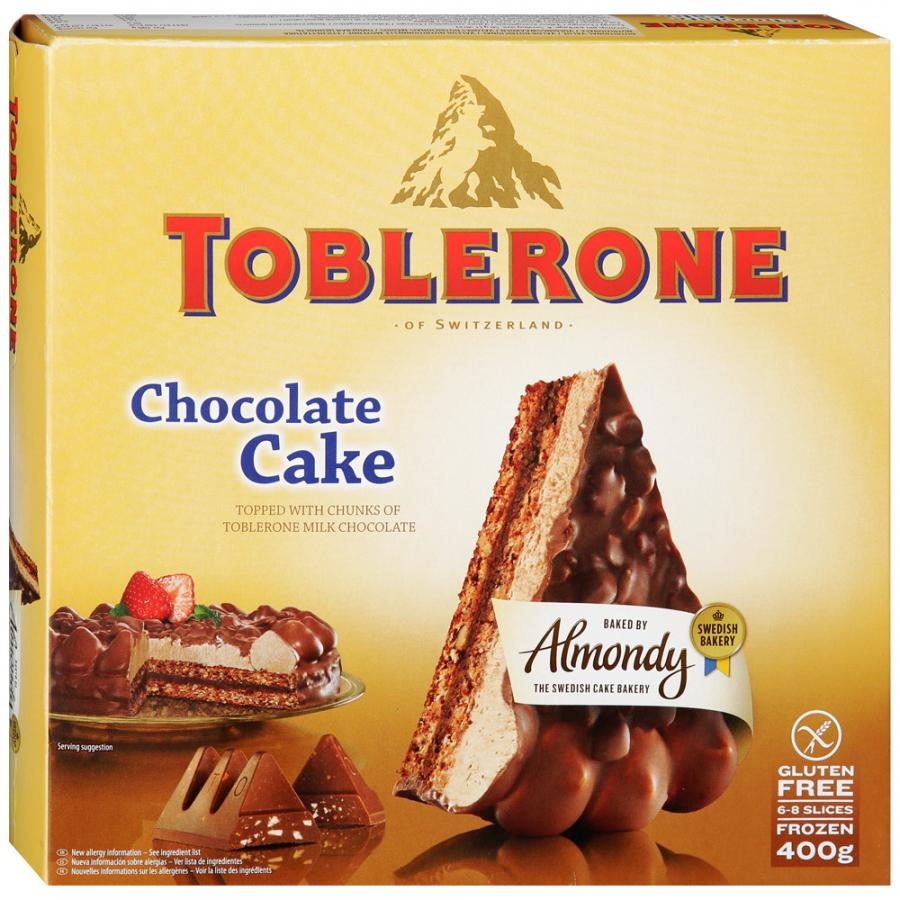 Торт Almondy Toblerone шоколадный, 400г купить с доставкой на дом, цены в  интернет-магазине