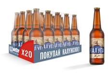Пиво Моя Калуга живое, 0.45л x 20 шт
