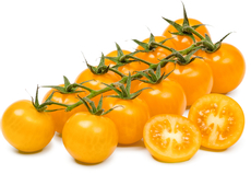 Томаты черри на ветке желтые, 250г