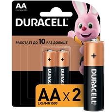 Батарейки Duracell LR6 AA, 2шт