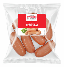 Сардельки Кировский мясокомбинат Телячьи мини, ~500г