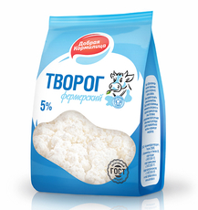 Творог рассыпчатый Добрая кормилица 5%, 300г