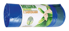 Мешки для мусора АВМ-пластик биоразлагаемые с завязками 60л 60х70см, 20 шт