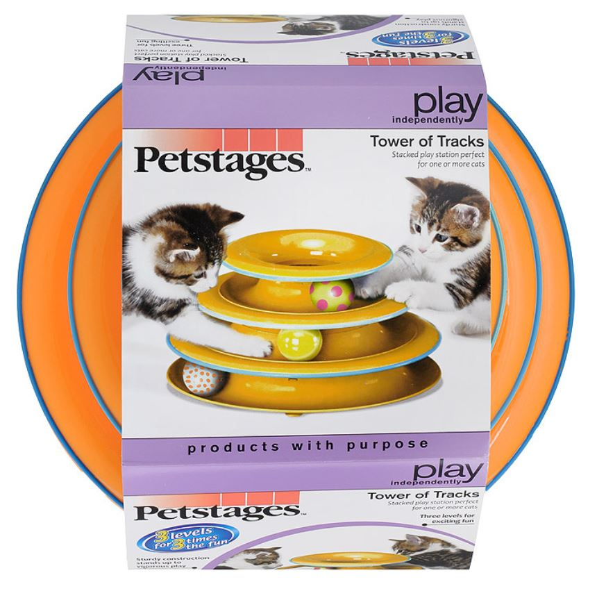 Игрушка для кошек Трек 3 этажа PETSTAGES, 24см купить с доставкой на ...