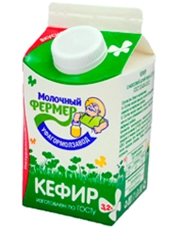 Кефир Молочный фермер 3.2%, 450г