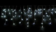 Tarrington House Электрогирлянда сосульки 175Led холодный белый, 3 х 0.4м