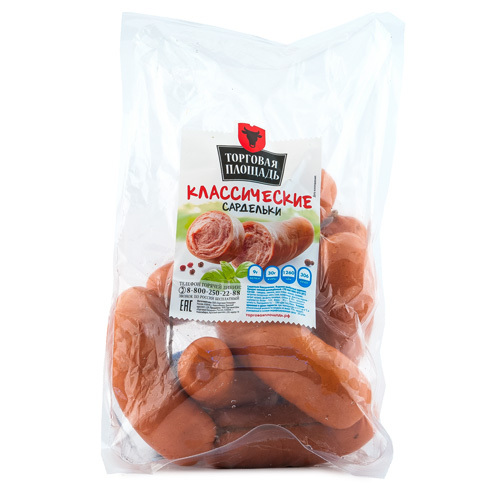 Сардельки Торговая площадь Классические, ~1кг