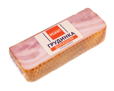 Грудинка Ремит Домашняя из свинины варено-копченая, 390г