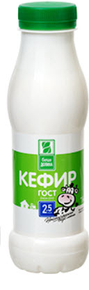 Кефир Белая долина 2.5%, 290г купить с доставкой на дом, цены в ...