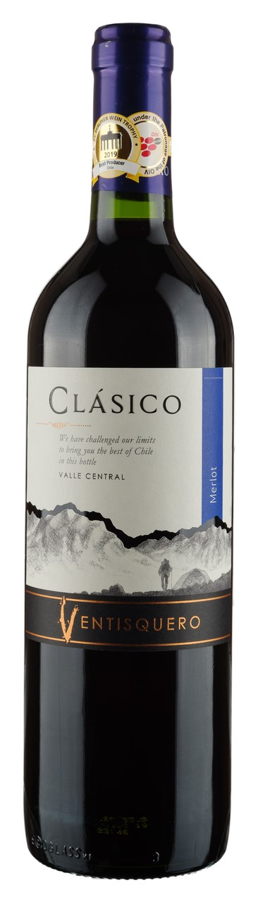 Вино Vina Ventisquero Clasico Ventisquero Merlot красное сухое, 0.75л