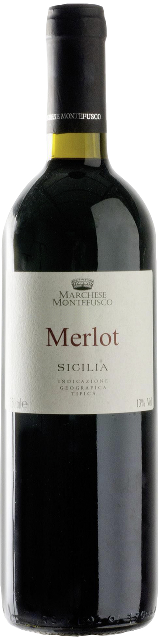 Изображение товара Вино Montefusco Merlot красное сухое, 0.75л