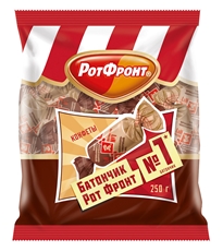 Конфеты Рот Фронт батончики шоколадно-сливочный вкус, 250г