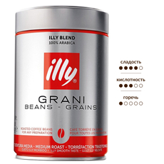 Кофе Illy средней обжарки в зернах, 250г