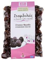 Маслины вяленые Just Greece Фрумба в оливковом масле, 500г