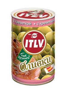 Оливки с креветкой ITLV, 314мл