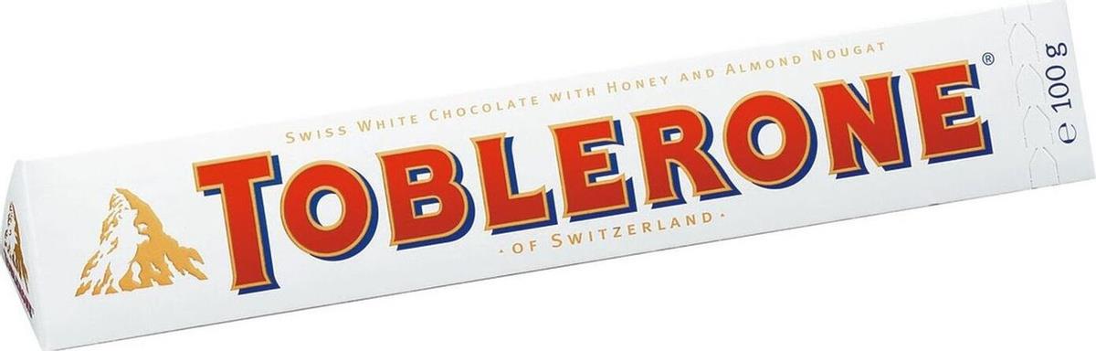 Шоколад TOBLERONE белый, 100г