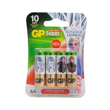 Батарейка GP AA Frozen 2, 4 штуки
