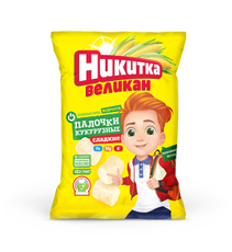 Палочки кукурузные Никитка сладкие сахарные, 400г
