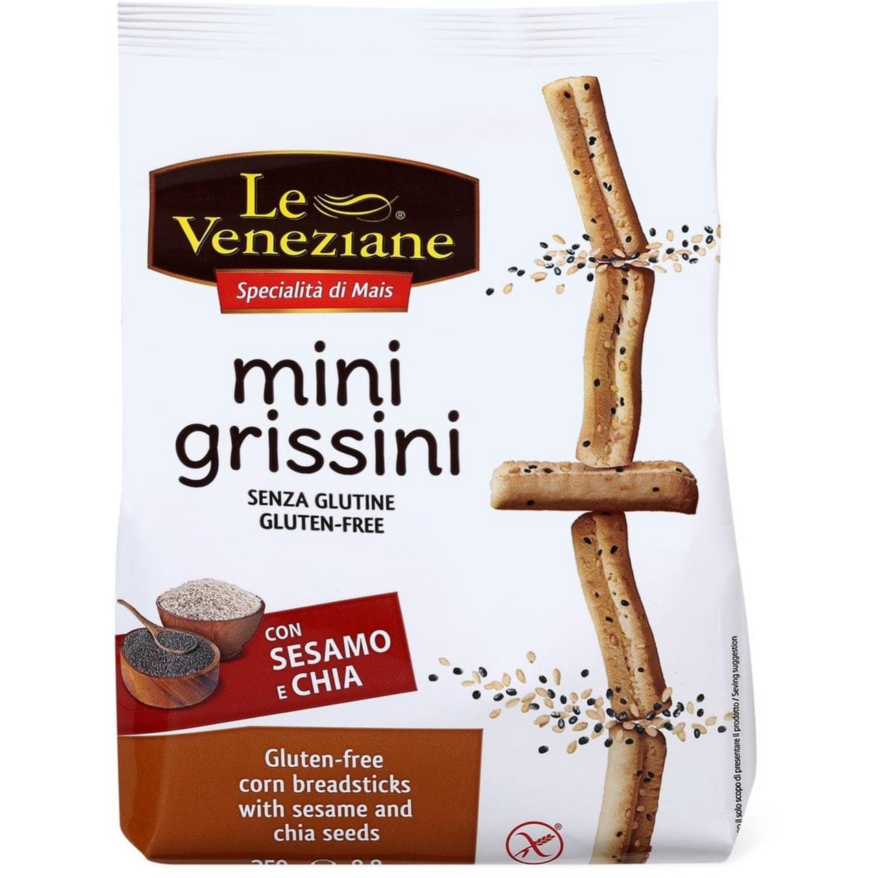 Хлебные палочки LE VENEZIANE без глютена, 250 г