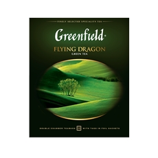 Чай Greenfield Flying Dragon зеленый (2г х 100шт), 200г