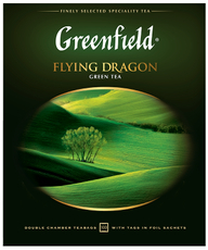 Чай Greenfield Flying Dragon зеленый (1.8г х 100шт), 180г