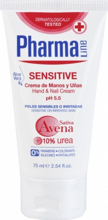 Изображение товара Крем для рук Pharmline Sensitive для чувствительной кожи 75мл