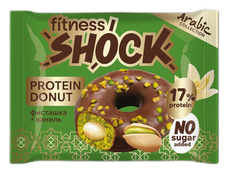 Пирожное протеиновое Fitnes Shock Донат фисташка и ваниль, 70г