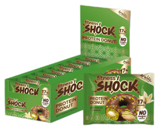 Пирожное протеиновое Fitnes Shock Донат фисташка и ваниль, 70г x 9 шт