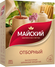 Чай Майский Отборный черный (2г x 100шт), 200г