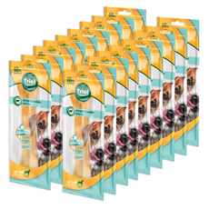 Лакомство Triol для собак кость из сыромятной кожи 20см, 155г x 18 шт