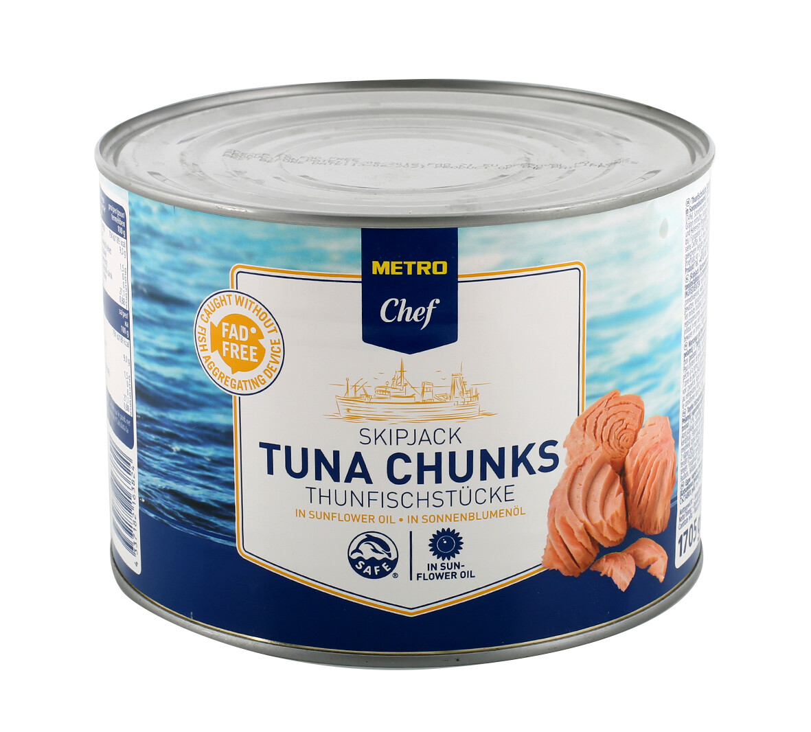 METRO Chef Тунец в масле, 1.705кг