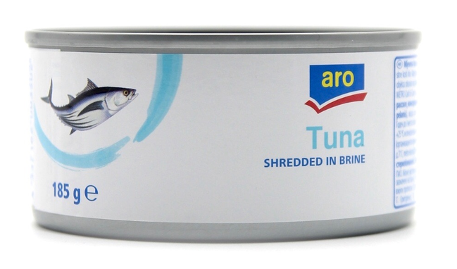aro Тунец полосатый измельченный в рассоле, 185г