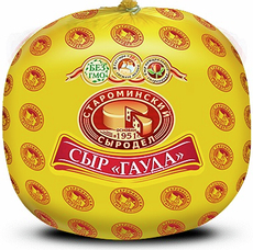 Сыр Кубанский молочник Гауда полутвердый 45%, ~2кг