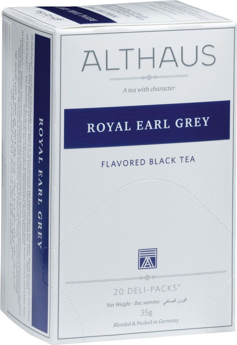 Изображение товара Чай Althaus Royal Earl Grey ароматизированный (1.75г х 20шт), 35г