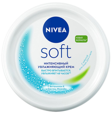 Крем для лица, рук и тела Nivea Soft Интенсивный увлажняющий, 200мл