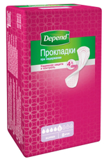 Прокладки Depend Super для женщин при недержании, 8шт