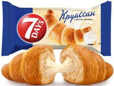 Круассан 7 Days c кремом со вкусом ваниль, 65г