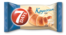 Круассан 7 Days c кремом со вкусом ваниль, 65г