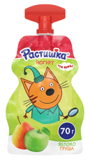 Йогурт детский Растишка Яблоко и груша 2.6% с 3 лет, 70г