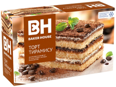 Торт Baker House Тирамису бисквитный, 350г