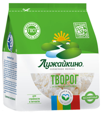 Творог Лужайкино обезжиренный, 200г