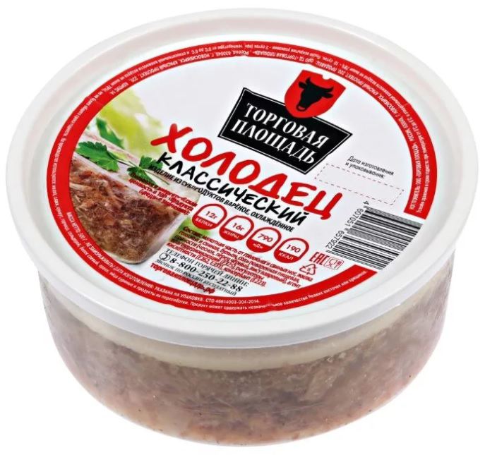 Холодец Торговая площадь Классический, 500г