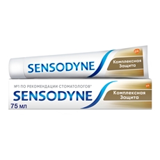 Зубная паста Sensodyne Комплексная защита для чувствительных зубов мятная с фтором, 75мл