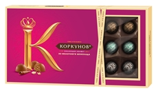 Конфеты A.Korkunov шоколадные ассорти из молочного шоколада, 192г
