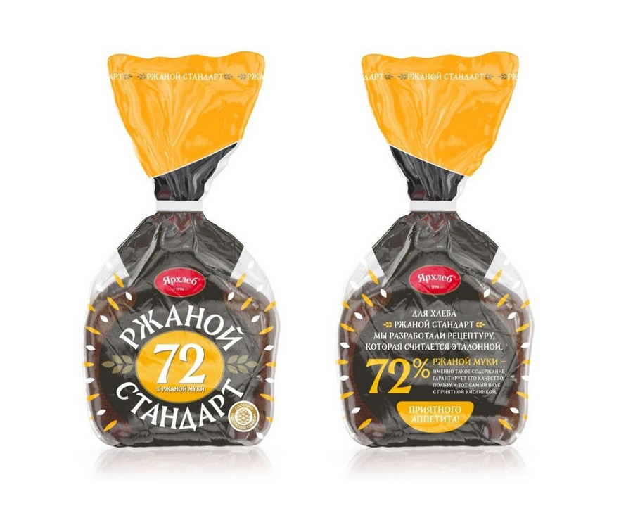 Хлеб Ярхлеб ржаной стандарт нарезка, 350г