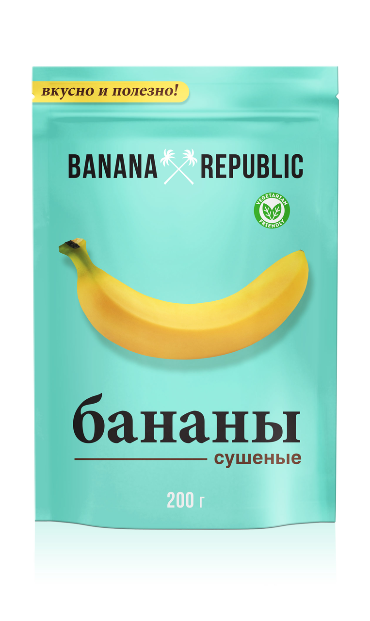 Бананы Banana Republic сушеные, 200г купить с доставкой на дом, цены в  интернет-магазине