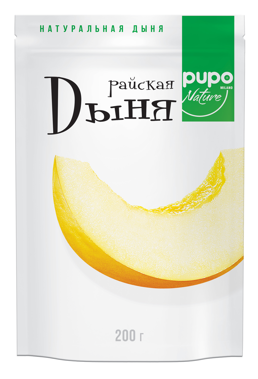Фрукты Pupo сушеные Дыня райская, 200г