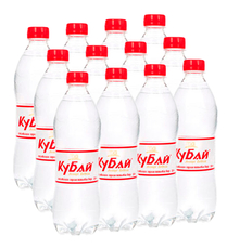Вода Кубай питьевая газированная, 500мл x 12 шт