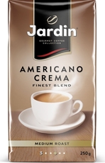 Кофе Jardin Americano Crema натуральный жареный молотый, 250г